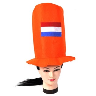 H&oslash;j orange cylinderhat (24 stk.)