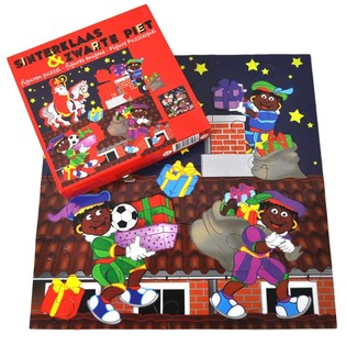 SINTERKLAAS PUSLESPIL 35 X 35 CM (6 stk.)