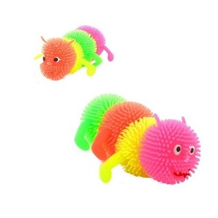 Larve Pufferbolde med LED-Lys (37 stk.)