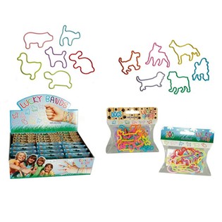 ***SUPER BILLIG*** LUCKY BANDS ARMB&Aring;ND TIL B&Oslash;RN - DYR (24 stk.)