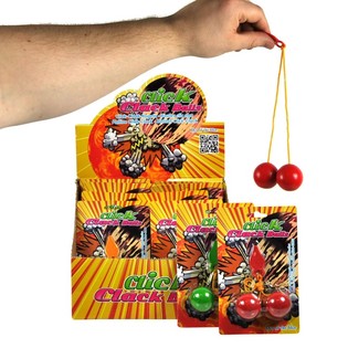 Click Clack-bolde i Display (12 stk.)