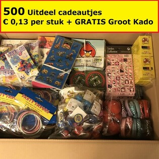 MEGA LYKKEPOSE MIX 500 STK. + GRATIS GAVE