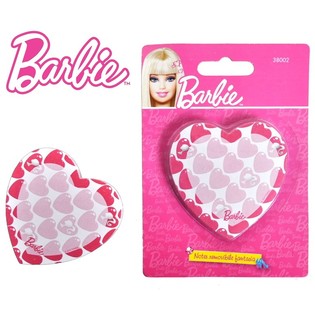 BARBIE BLOK I HJERTEFORM PÅ KORT (6 stk.)