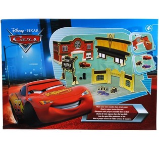 DISNEY CARS - MEGA STORT TRÆSÆT "LAV DIT EGET CARS-SÆT"