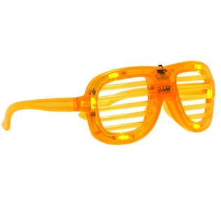 SHUTTER SHADES BRILLER MED BELYSNING - FARVE: GUL (12 stk.)