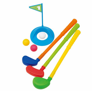 Luksus golfs&aelig;t med 9 dele til b&oslash;rn (5 stk.)