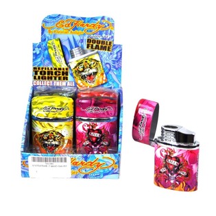 ED HARDY STORMLIGHTER DOBBELT FLAMME (8 stk.)
