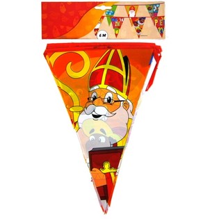 SINTERKLAAS FLAGGUIRLANDE 6 METER (5 stk.)