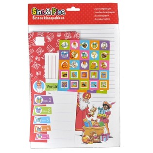 14-delers Ønskeseddelsæt til Sinterklaas / Jul (12-pak)