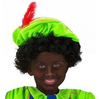 Sorte Piet Alpehue til B&oslash;rn - Sinterklaas Hue (20 stk.)