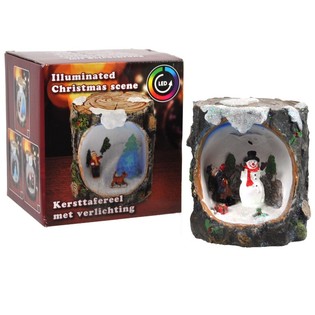 JULESCENE MED LED-BELYSNING (6 stk.)