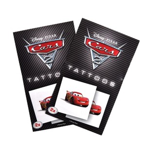 DISNEY CARS 2 TATTOO KLISTERM&AElig;RKER (50 stk.)