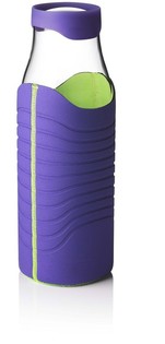 MENU - Vandkaraffel med Silikonelåg & Neoprenkappe 1L 25cm (1 stk.)
