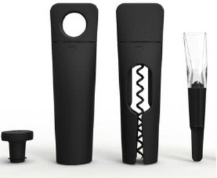 MENU BLADE - VINSÆT PROPTRÆKKER TWIST + VAKUUMPUMPE + DEKANTERINGSPROP (1 stk.)