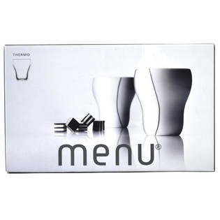 MENU - BLACK CONTOUR TERMOKRUS MEDIUM 320 ML, SÆT MED 2