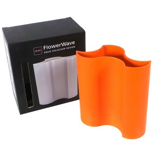 D-ZN - Blomstervase Flowerwave - Orange (1 stk.)