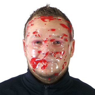 BLODIG ANSIGTSMASKE (12 stk.)