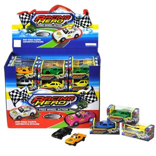Die-Cast Leget&oslash;jsbiler i Display (60 stk.)