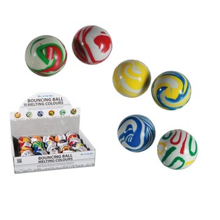 FARVERIGE HOPPEBOLDE I DISPLAY 4 CM. (20 stk.)