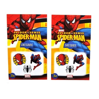 3-delte Marvel tatoveringer - Model: Spider-Man (50 stk.)