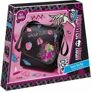 MONSTER HIGH - DEKOR&Eacute;R DIN EGEN TASKE (2 stk.)