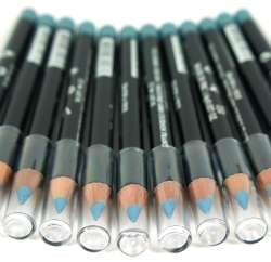 L&aelig;be- og Eyeliner Metallisk Bl&aring; (12 stk.)