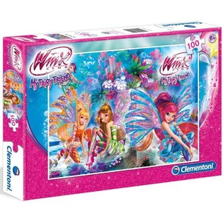 Clementoni Winx Club My Fairy Friend Puslespil 100 Brikker (6 stk.)