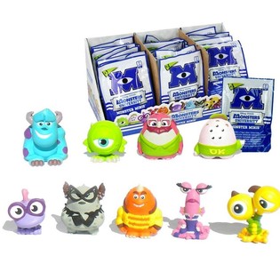 DISNEY PIXAR MONSTERS UNIVERSITY MINI-FIGURER I DISPLAY (24 stk.)