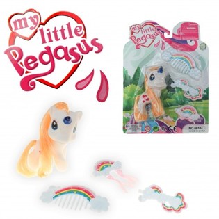 MY LITTLE PEGASUS Enhj&oslash;rning p&aring; kort (24 stk.)