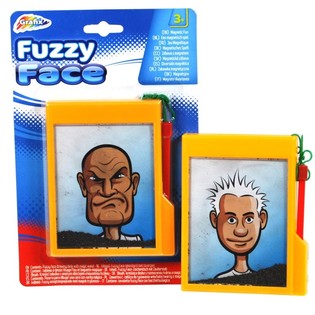FUZZY FACE / MAGNETISK TEGNEPLADE PÅ KORT (24 stk.)