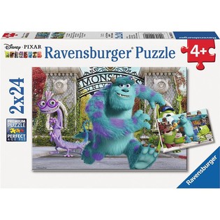 DISNEY PIXAR MONSTERS UNIVERSITY PUSLESPIL 2-I-1 (4 stk.)