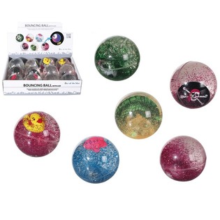 LYSENDE HOPPEBOLDE I DISPLAY 5 CM (12 stk.)