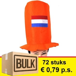 ***STORK&Oslash;B TILBUD*** H&Oslash;J ORANGE HATT (72 stk.)