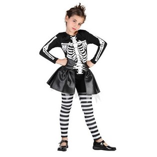 Skeletkostume til Børn – Alder 7-9 År