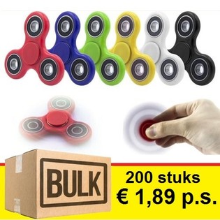 *** ENGROS TILBUD *** FIDGET SPINNERS / HAND SPINNERS (200 stk.)