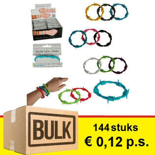 ***BULK TILBUD*** PIGTR&Aring;DSARMB&Aring;ND I DISPLAY (144 stk.)