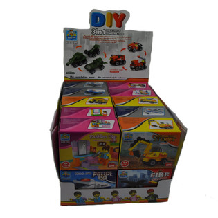 BYGGEKLODSER BRICKS - MIX-SERIE I DISPLAY (20 stk.)