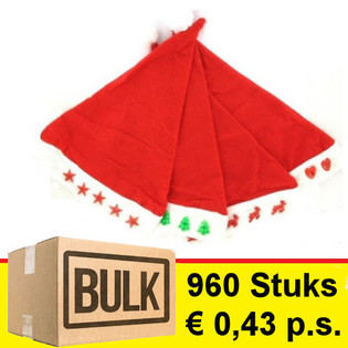 *** BULK TILBUD *** LYSENDE JULEMANDSHUER MIX (960 stk.)