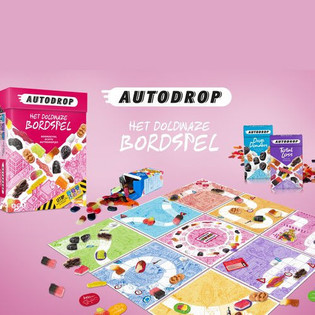 Autodrop Spil - Det Sk&oslash;re Br&aelig;tspil med Slik (2 stk)