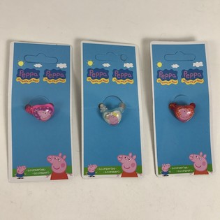 Peppa Pig b&oslash;rneringe (24 stk.)