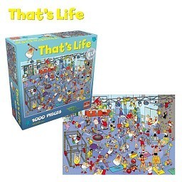 That&rsquo;s Life Puslespil - The Gym, 1000 brikker (1 stk.)