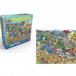That&rsquo;s Life Puslespil - Togstation, 1000 brikker (1 stk.)