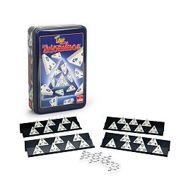Triominos The Original Travel Tour Edition (Metald&aring;se) (1 stk.)