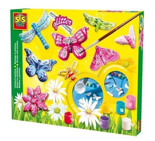 SES Creative St&oslash;b og Mal - Sommerfugle (1 stk.)