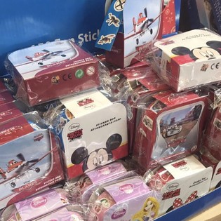 DISNEY MIX KLISTERM&AElig;RKER I DISPENSER (48 stk.)