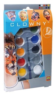 SES Clowny Ansigtsmaling Vandbaseret (10 Farver) (1 stk.)
