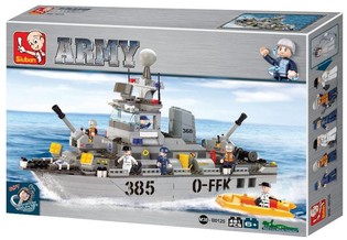 Sluban Army Destroyer Torpedobåd M38-B0125 (1 stk.)