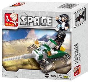 Sluban Space Vehicle M38-B0317 Rumfart&oslash;j Byggeklodser (1 stk.)