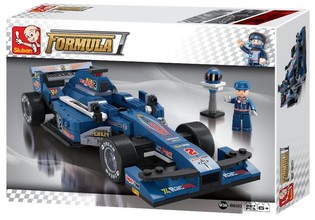Sluban F1 Racerbil Bl&aring; M38-B0353 (1 stk.)