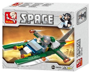 Sluban Space Aircraft M38-B0322 Rumfly (1 stk.)